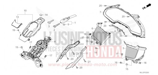 TABLEAU DES COMPTEURS/TABLEAU DES COMMUTATEURS/PORTE-CLE GL1800BDP de 2023